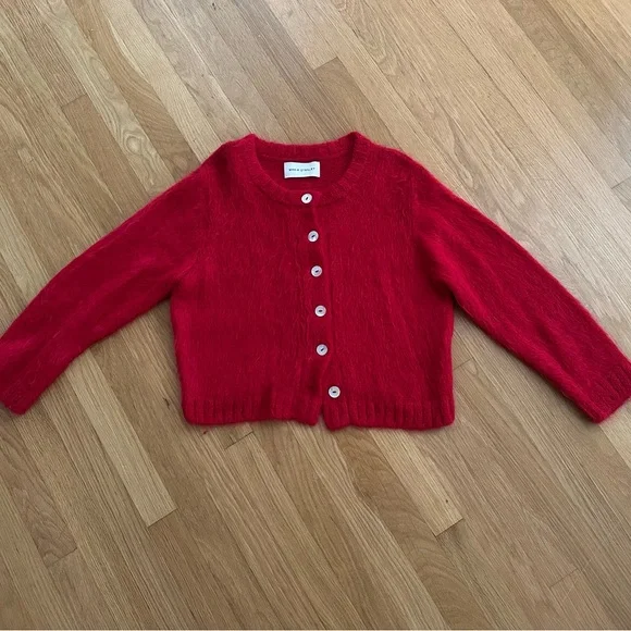 MARIA STANLEY Brushed Cardi - Piquillo - Picture 1 of 4